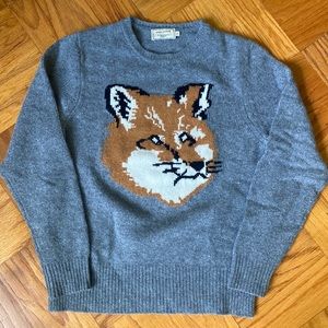 Maison Kitsune Fox Head Sweater